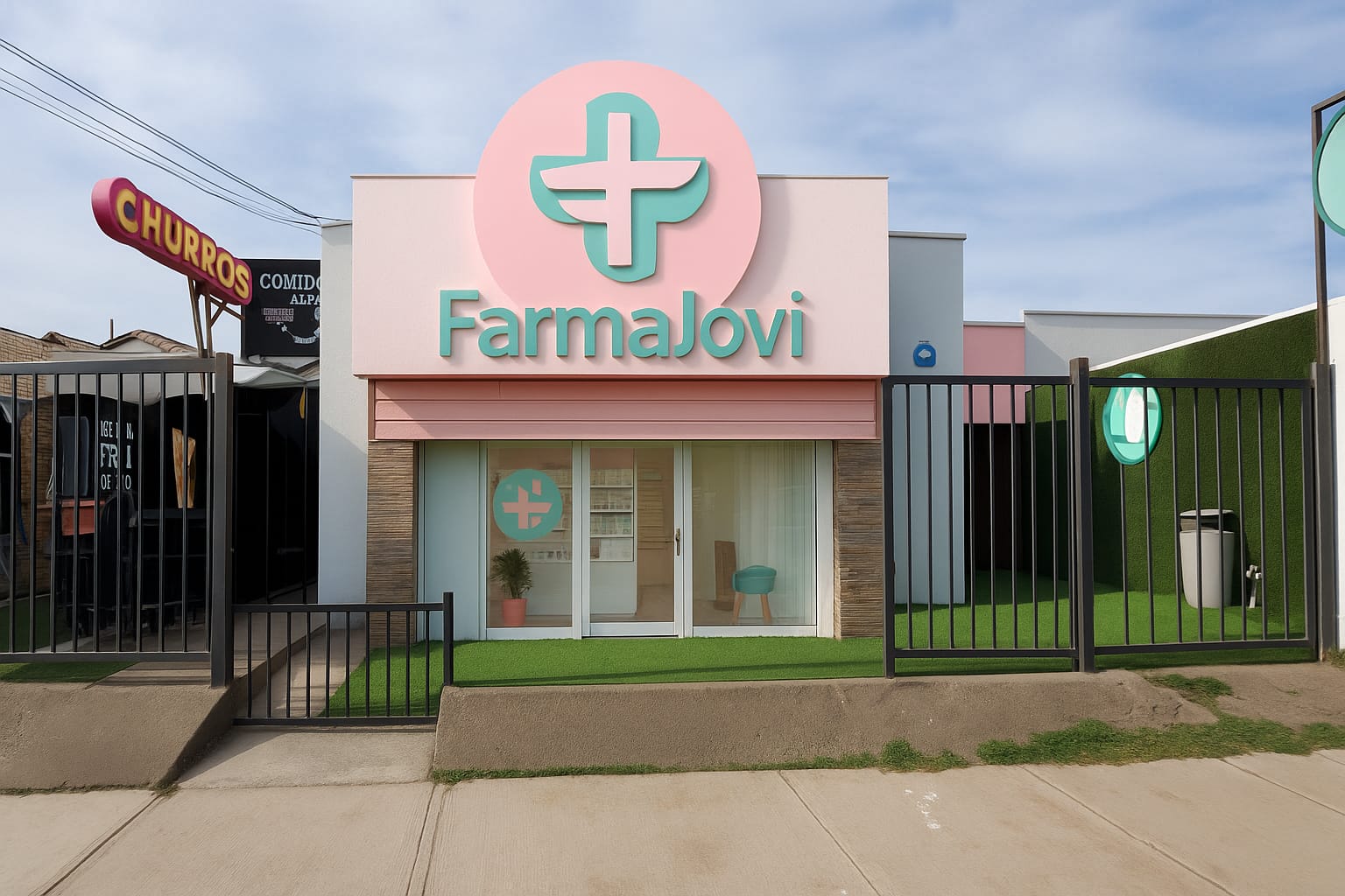 Fachada del proyecto FarmaJovi